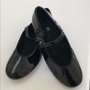 American Ballet Theatre Black Patent Tap Shoes